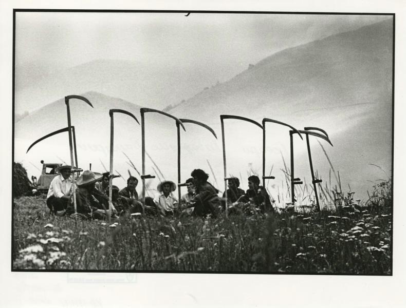 Косари Кабардино-Балкарии на альпийских лугах, 1973 год, Кабардино-Балкарская АССР