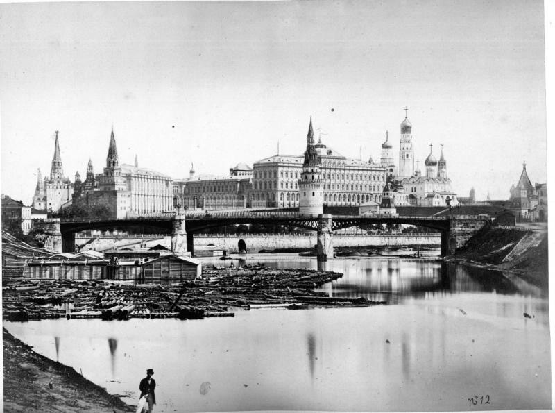 Панорама Московского Кремля, 1880-е, г. Москва. Выставка «Moscow, Russia 1800–1900s» с этой фотографией.