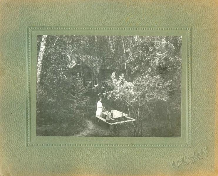 «Сарапул. Наш сад в цвету сирени и черемухи», 1928 год, Уральская обл., г. Сарапул