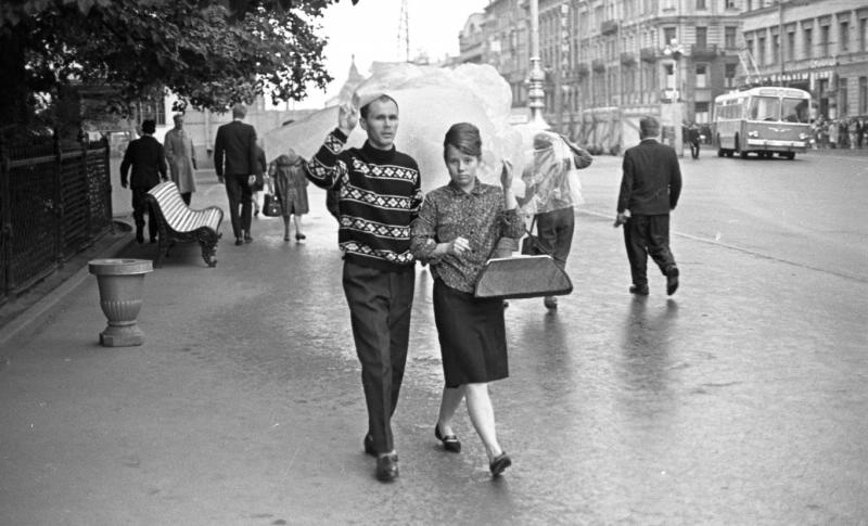 «Он и она», 1960-е, г. Ленинград