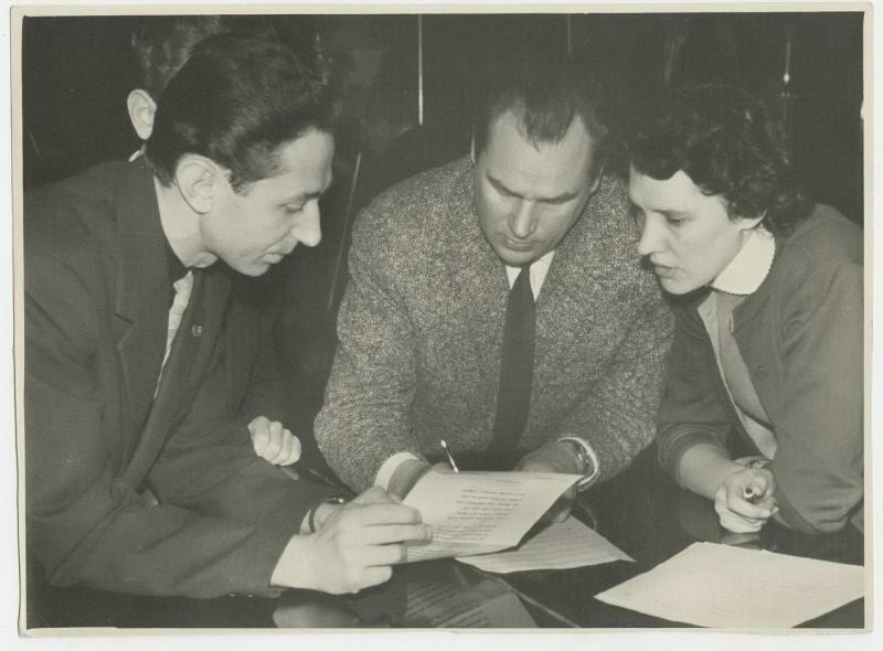 Георг Отс, Глеб Скороходов и А. Каталина, 1955 - 1963