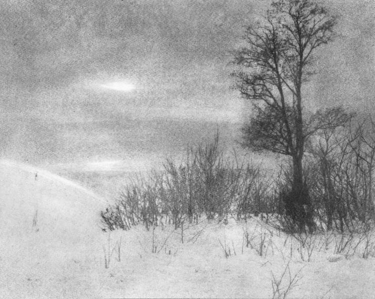 Зимние сумерки, 1922 год