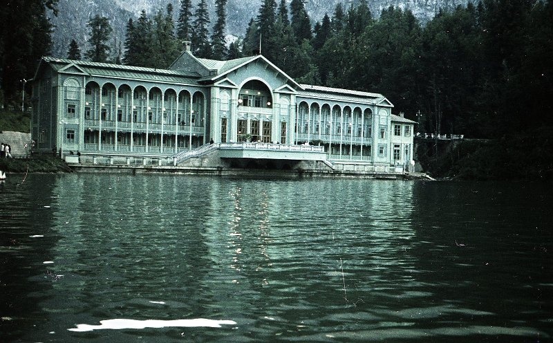 Озеро Рица, 1952 год, Абхазская АССР. Выставка «Абхазия» с этой фотографией.&nbsp;