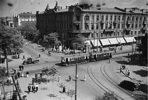 В центре города, август 1936, Украинская ССР, г. Одесса