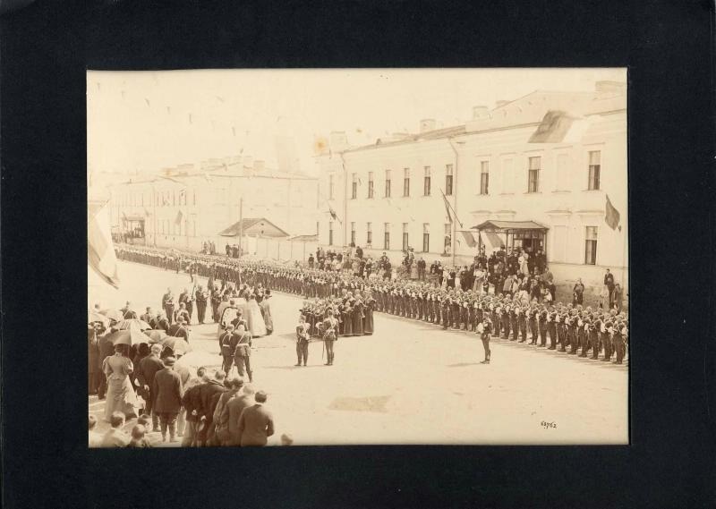 Освящение полкового знамени, 1903 год, г. Петергоф