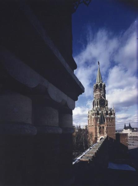 Московский Кремль. Спасская башня, 1970-е, г. Москва