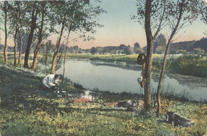 На Волге близ Саратова, 1917 год