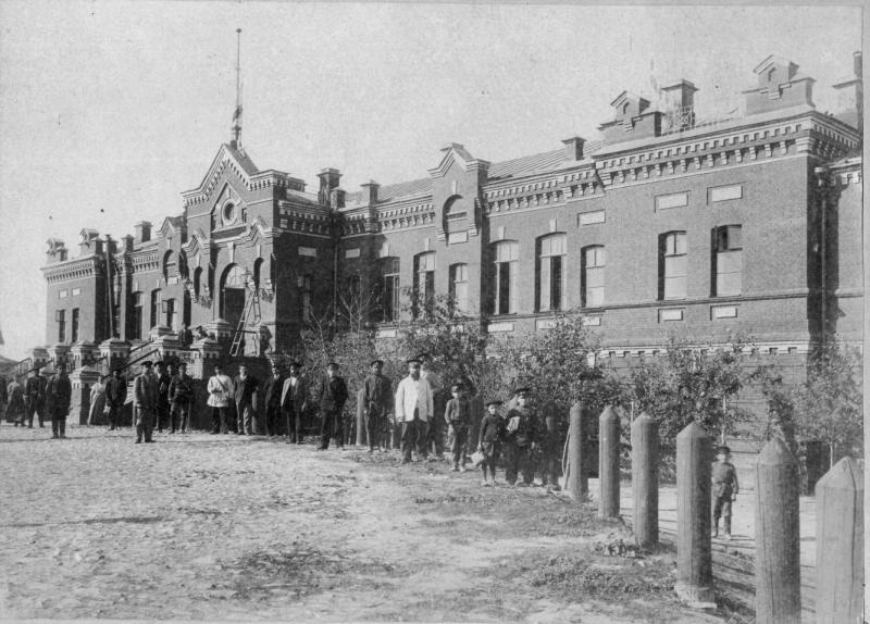 Железнодорожный вокзал, 1890-е, г. Камышин