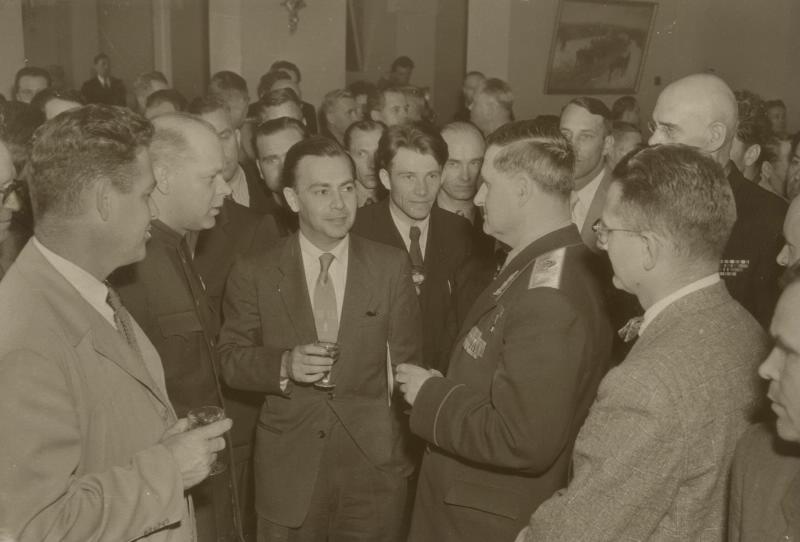 Участники встречи на Эльбе. Банкет, 12 мая 1955, г. Москва