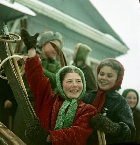 «Здравствуй, зима!», 1957 - 1958, Тульская обл., с. Ясная Поляна