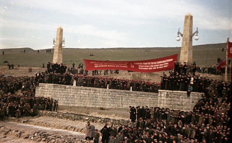 Открытие Верхне-Самгорского магистрального канала, 4 ноября 1951, Грузинская ССР