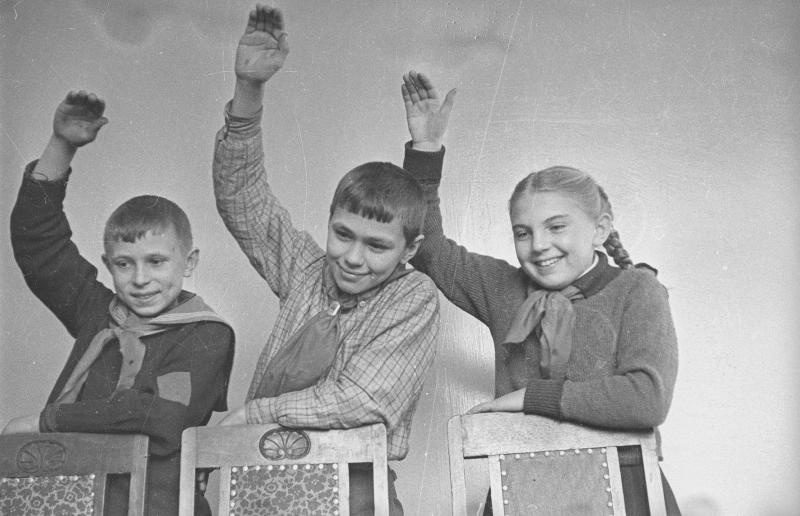 Воспитанники детского дома, 1940 год