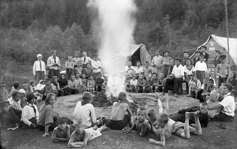 Детский лагерь, 1932 год, г. Галич