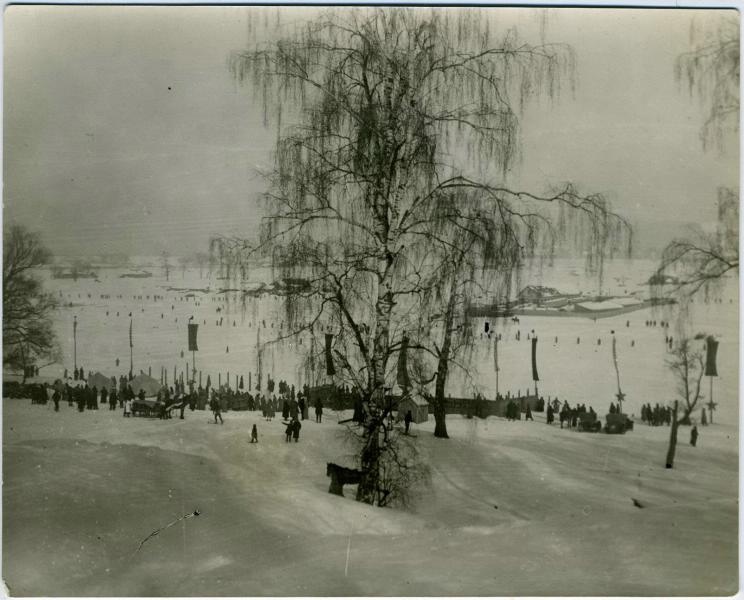 Праздник Красной Армии на Воробьевых горах, февраль 1923, г. Москва