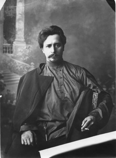 Леонид Андреев, 1900-е. Выставка «Лица культуры» с этой фотографией.