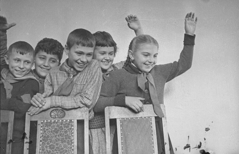 Воспитанники детского дома, 1940 год