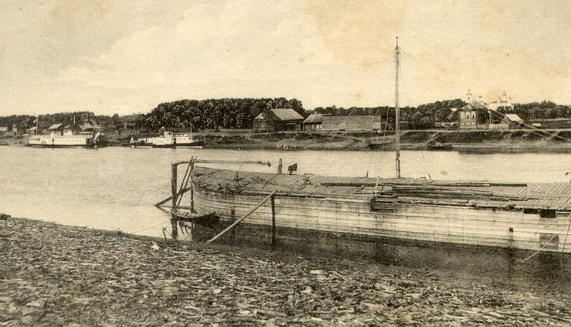 Череповец. Пристань на Шексне, 1900-е, г. Череповец и Череповецкий район