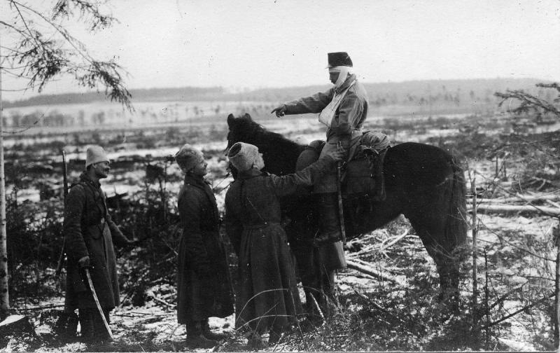 Задержание противника, 1916 год