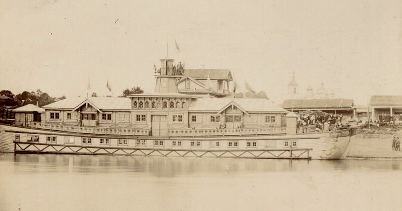Пристань в Череповце, 1900-е, г. Череповец и Череповецкий район