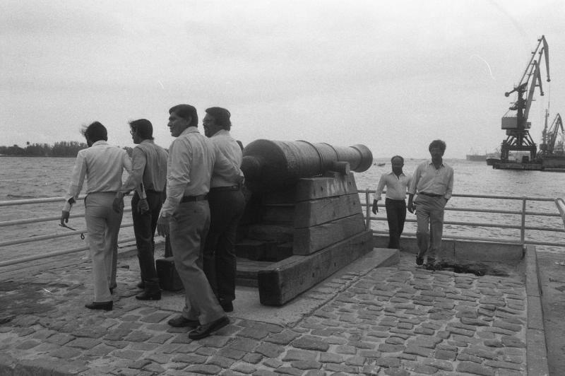 На набережной Днепра, 1985 год, Украинская ССР, г. Херсон