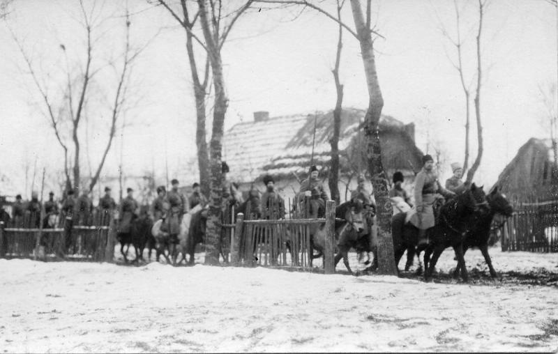 Конный отряд казаков, 1915 год
