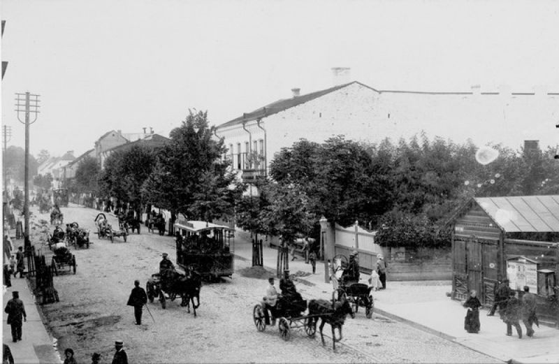 Липовая улица в Белостоке, 1900-е, Польша