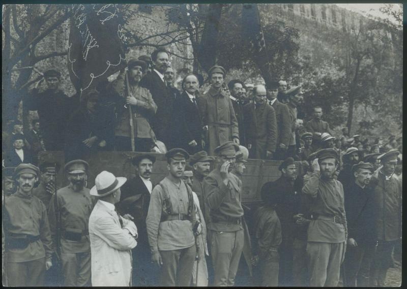 На Красной Площади в День военного обучения, 1918 - 1919, г. Москва, Красная пл.
