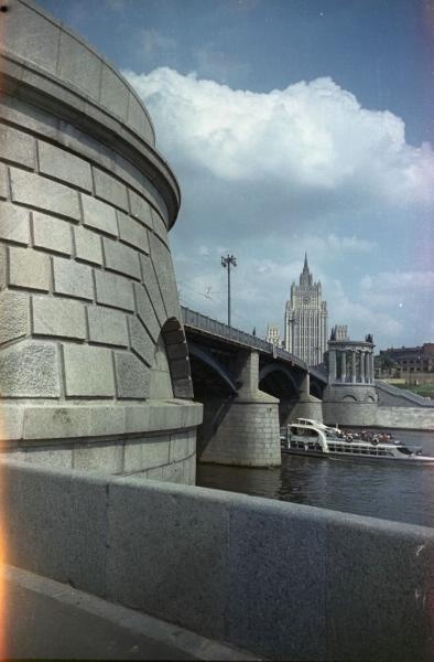 Бородинский мост, 1960-е, г. Москва