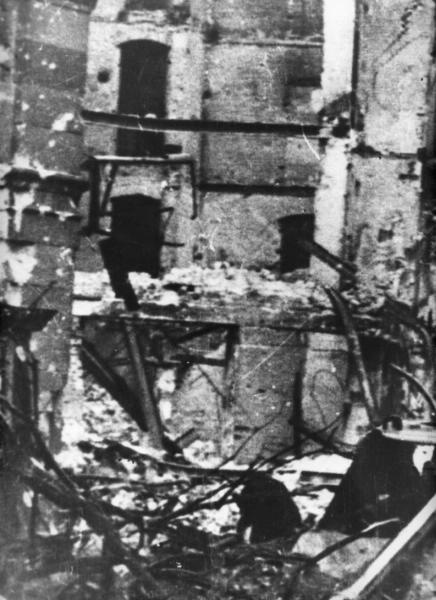 Будапешт в дни боев, февраль 1945, Венгрия, г. Будапешт