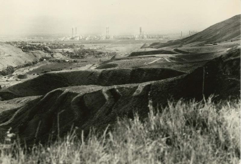 Общий вид Таджикского алюминиевого завода, 1972 год, Таджикская ССР