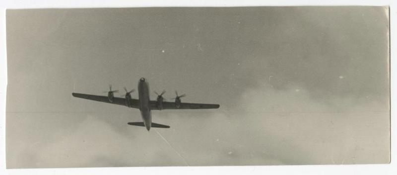 Авиационный праздник. Транспортный самолет Ту-85, 1958 год, г. Москва