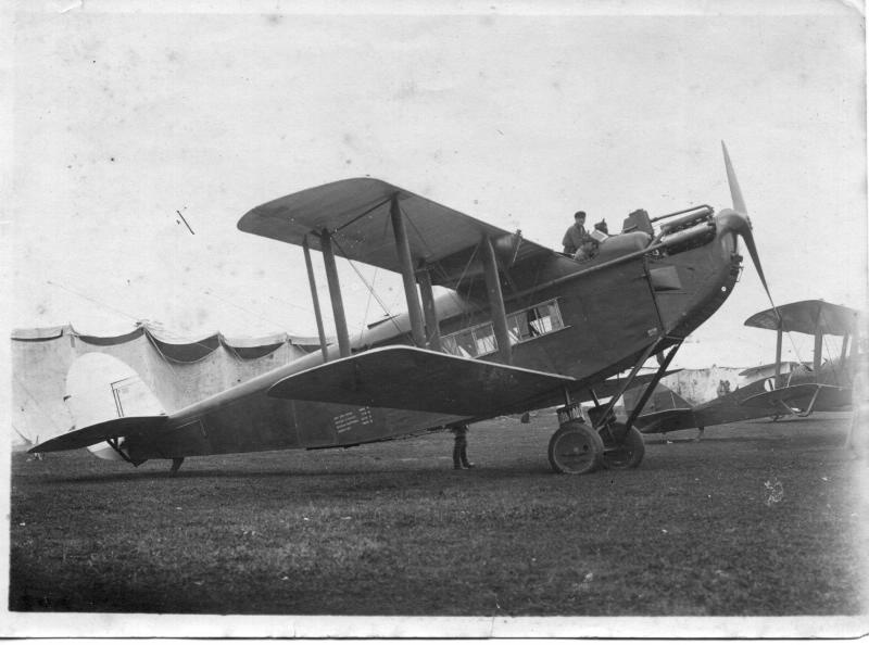 Самолет DH-34, 1920-е, Московская губ., г. Серпухов