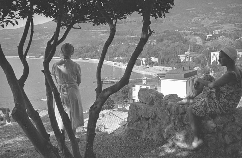 Гурзуф, 1930-е, Крымская АССР, пгт. Гурзуф. Выставка «Отпуск одного фотографа» с этой фотографией.&nbsp;