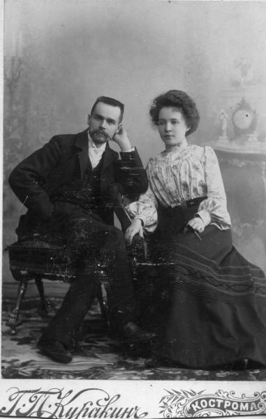Мужчина и женщина, 1910-е, г. Кострома