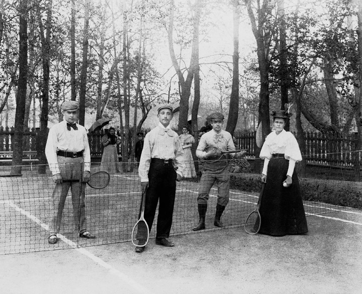 Игра в теннис, 1 января 1900 - 31 января 1909, г. Санкт-Петербург