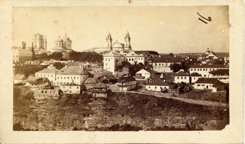 Вид города Каменец-Подольского, 1870-е, Подольская губ., г. Каменец-Подольский