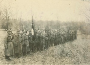 Без названия, 1942 год. Выставка «Арон Замский: между кадром и боем» с этой фотографией.