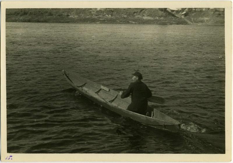 Челн на реке Онеге, 1920-е