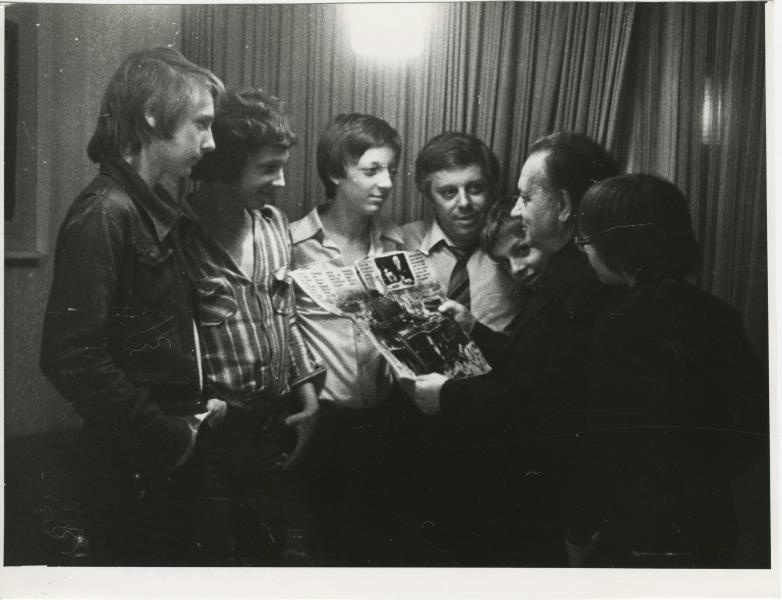 Виктор Темин с молодежью, 1970-е