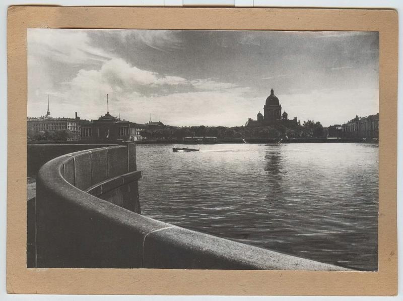 Набережная Невы, 1950-е, г. Ленинград
