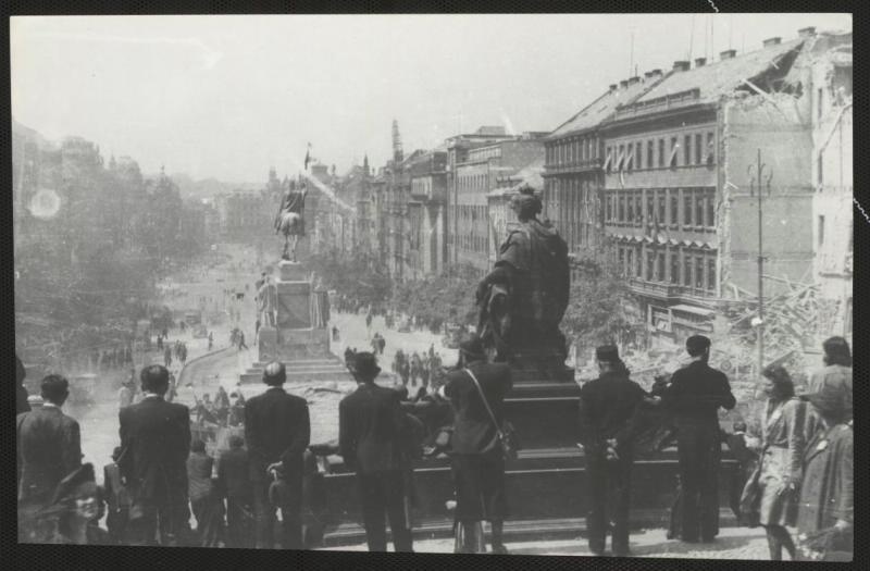 В освобожденной Праге, 5 - 31 мая 1945, Чехословакия, г. Прага