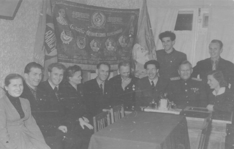 Встреча в горкоме комсомола с ветеранами Великой Отечественной войны, 1960-е, г. Череповец и Череповецкий район