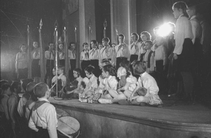 Слет пионеров, 1940 год, г. Москва