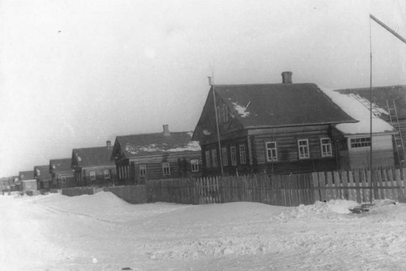 Фото "Вид на деревню Ирдоматка - колхоз "Новая жизнь" - Череповецкого района", м