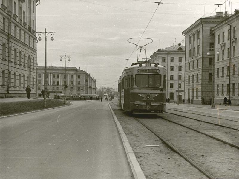 Улица Металлургов, 1961 год, г. Череповец и Череповецкий район