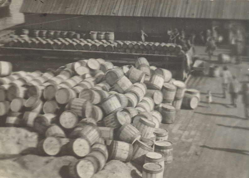 Фото 14, 1930 - 1931, Дагестанская АССР. Бочки для засолки рыбы.