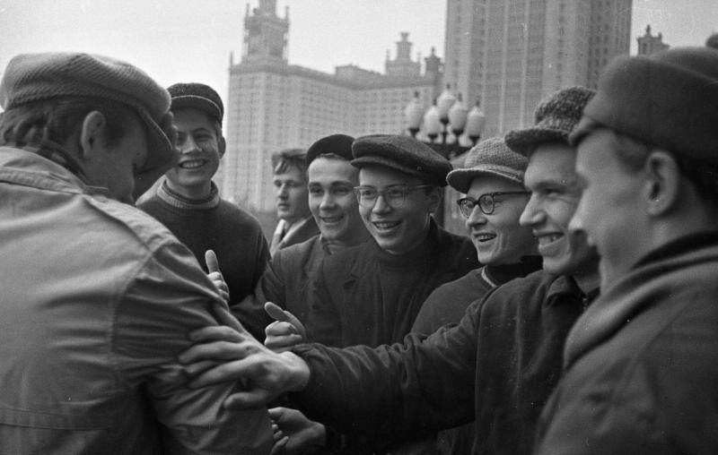 Студенты. Игра «Отгадай, кто?», 1963 - 1964, г. Москва