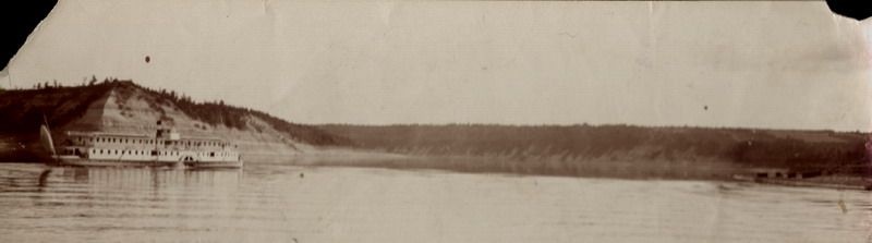 Пароход на Шексне, 1900 год, г. Череповец и Череповецкий район