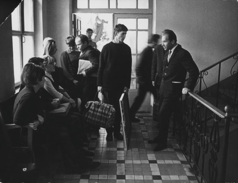 Без названия, январь 1969, г. Москва. Из серии «МВХПУ, бывшее Строгановское училище».