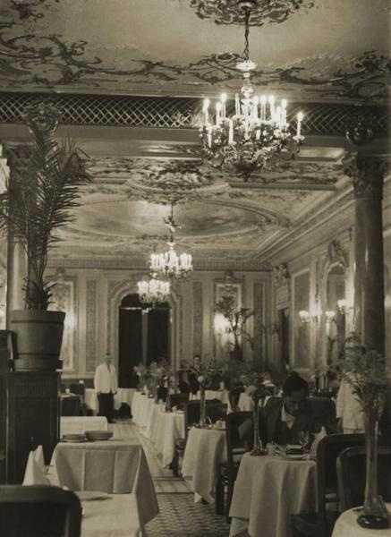 Ресторан гостиницы «Савой», 1930-е, г. Москва